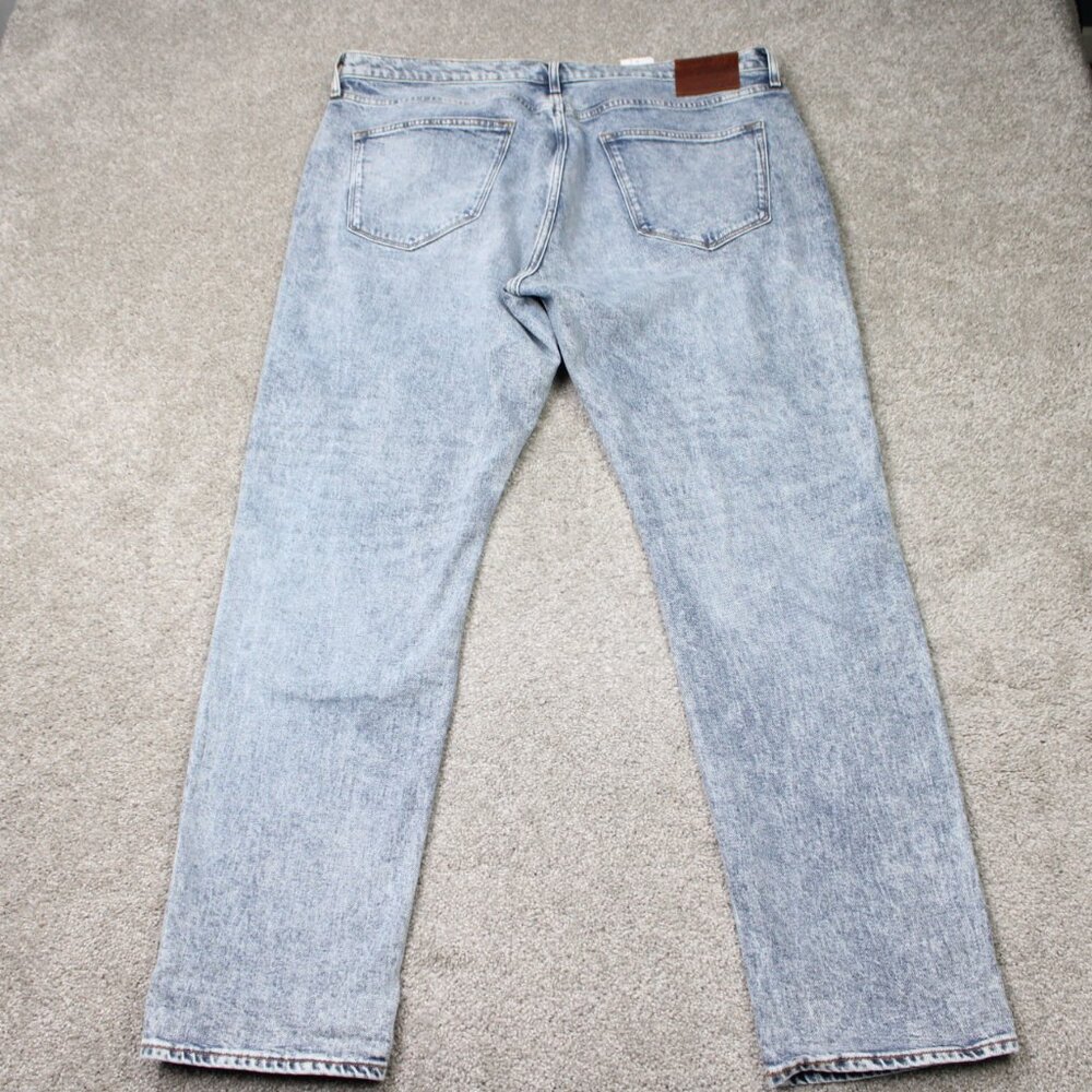Ace Rivington Jeans NWT Mens 40x32 Blue Candiani Italian Denim Athletic Taper‎ - Picture 7 of 16